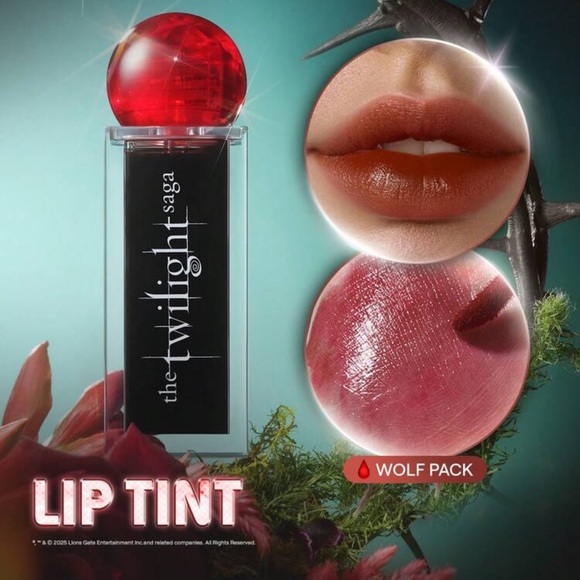 The Twilight Saga X SHEGLAM Immortality Lip Tint-Wolf Pack Brand Beauty Makeup - Picture 1 of 4